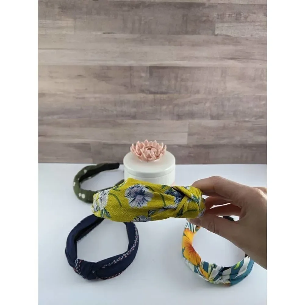 Printed Knotted Headbands Set